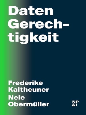 cover image of DatenGerechtigkeit